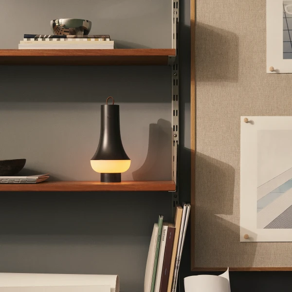 AW24 Tomoshi Brown Bookcase Light 5procent image