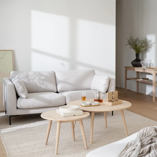 Rowico Tompkins coffee table whitewash oak kuva