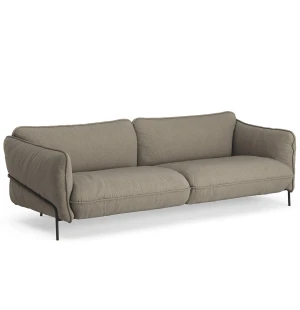 Swedese CONTINENTAL soffa 3-sits, MLF 23 Bank/svart image