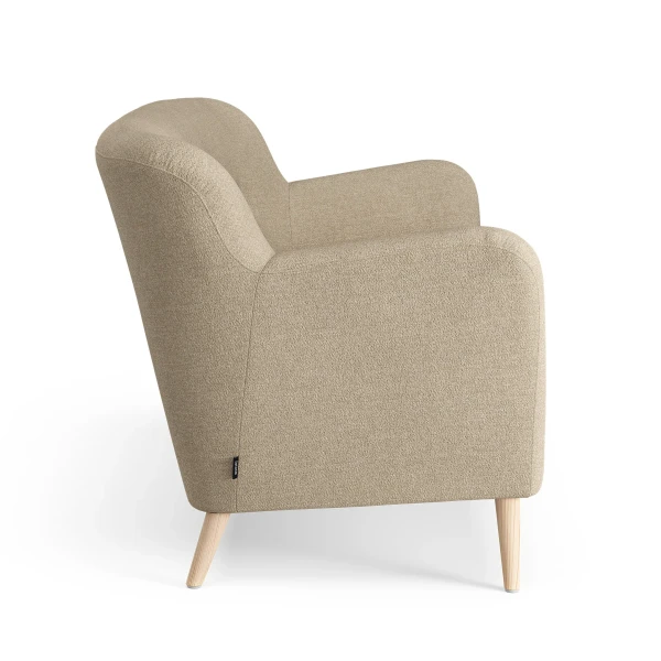 Swedese Nova 2 sits Sahco Ecriture 0240 Sand Ask Side image