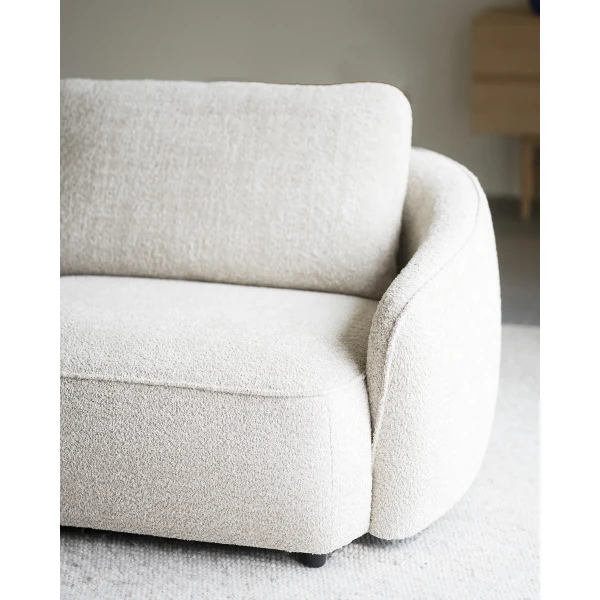 Rowico Norris 3 seater sofa in Anna light beige 2 fabric 02 kuva