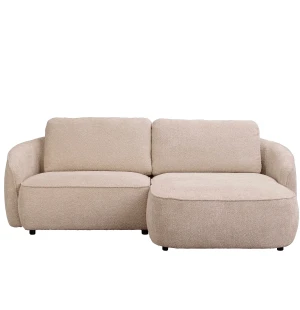 Rowico NORRIS soffa 3-sits med schäslong höger, Anna #2 ljusbeige image