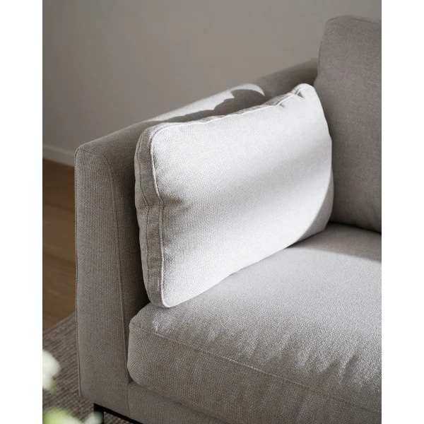 129153 b mb Corwin sofa 35 seater chaise longue R light beige 01 kuva