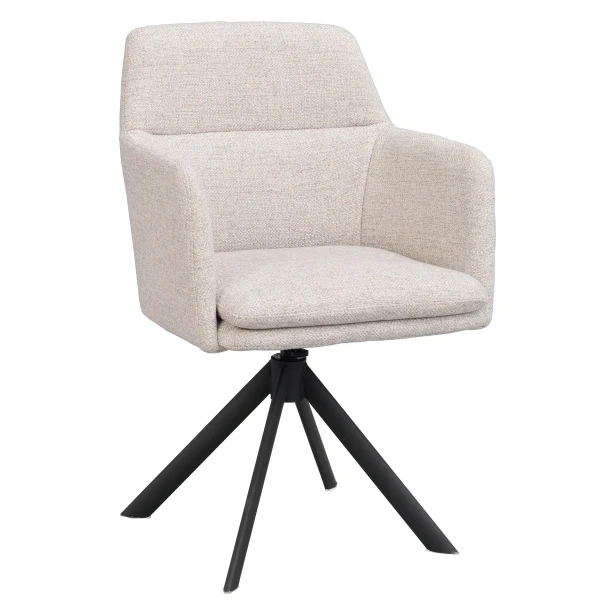 123222 b Gladstone armchair w swivel light beige kuva