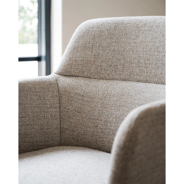 123222 b mb Gladstone armchair light beige tyg black metal 03 image