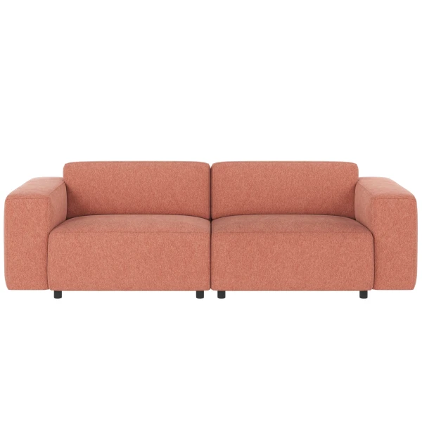 121460 b sb A Willard sofa 3 seater red fabric Brenda 52 kuva
