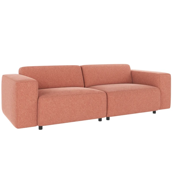 121460 b sb B Willard sofa 3 seater red fabric Brenda 52 kuva