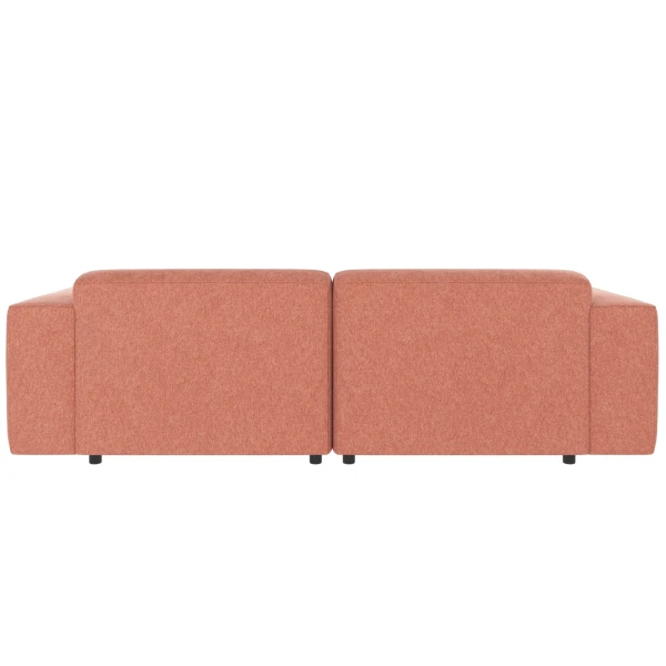 121460 b sb E Willard sofa 3 seater red fabric Brenda 52 kuva