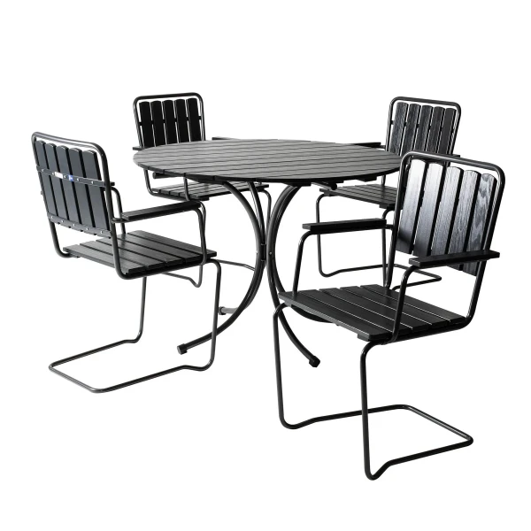 Varax Suvisaari Poytaryhma musta Bordgrupp svart kuva