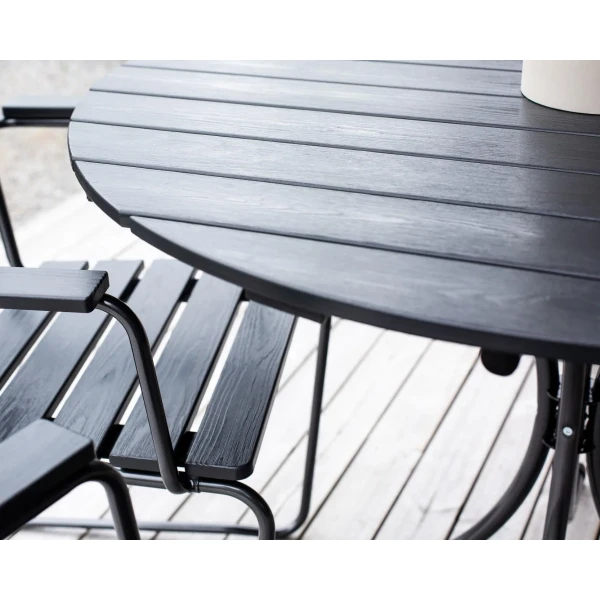 Varax Suvisaari musta svart Pyorea Poyta Runt Bord 4405 9009 6417624501549 4 jpg kuva