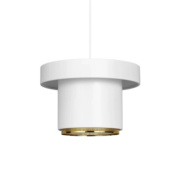 A201 pendant light white brass master image