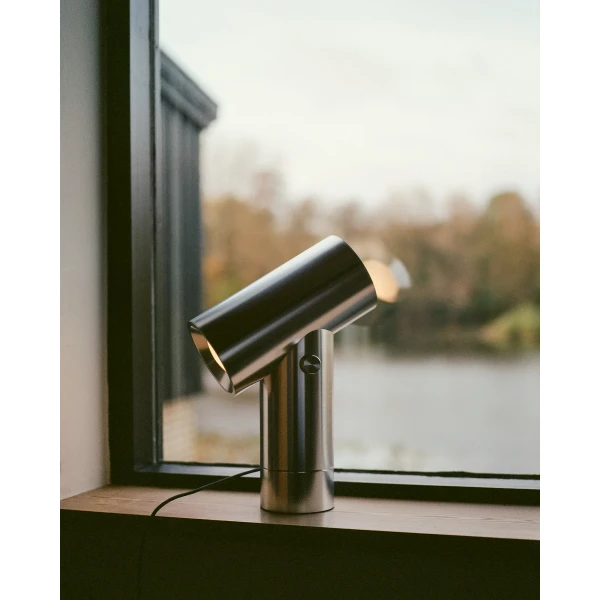 Editorial Beam Table Lamp H45 Brushed Aluminum 4 image