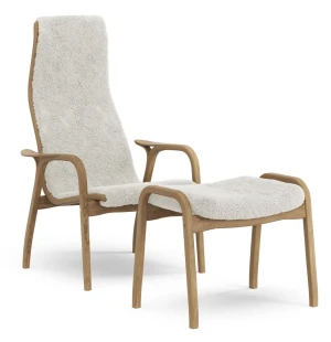 Swedese LAMINO nojatuoli + rahi tammi/offwhite kuva