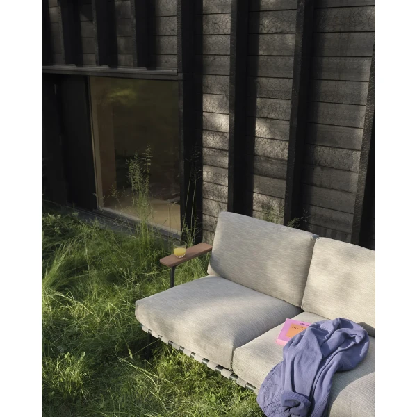 Settle sofa 2 seater ribbed weave 2 dark green 3 muuto kuva