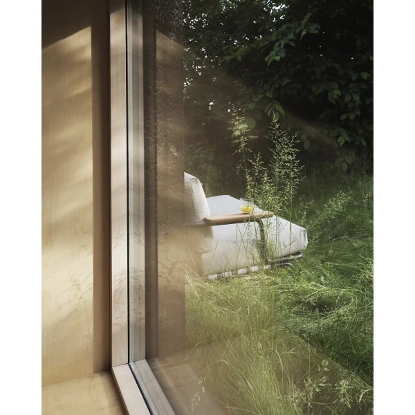 Settle sofa 2 seater ribbed weave 2 dark green muuto org kuva