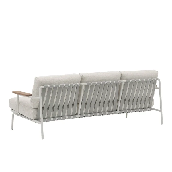 Settle 3 seater sofa laze 1 grey back angle muuto kuva