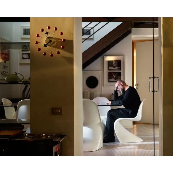 1626154 Ball Clock red interior image