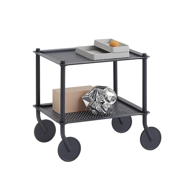 Flow trolley 2 layer blue grey w styling Muuto kuva