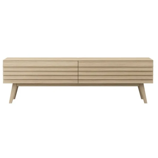Caso 777 2719 010052 TV stand XL angled legs oak white oil front image