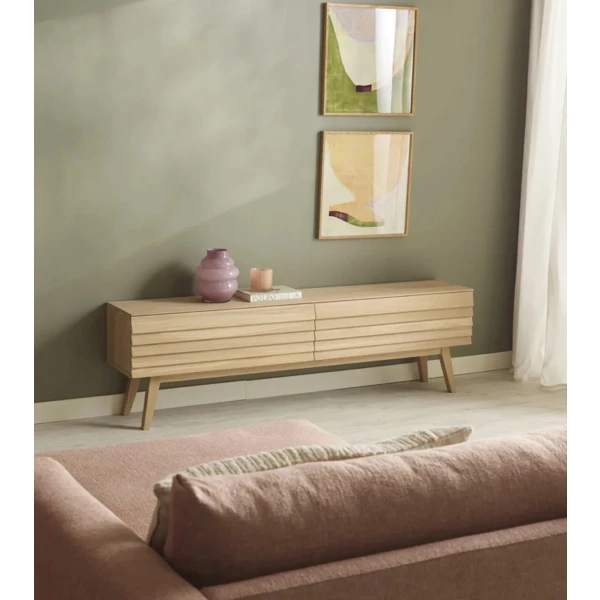 Caso furniture CASO 777 XL tv bank 180 cm vit ek kuva