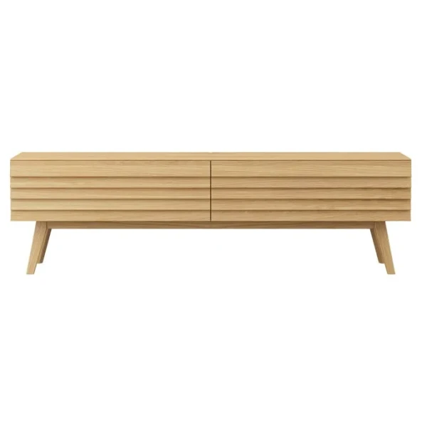 Caso 777 2719 020052 TV stand XL angled legs oak natural oil front image