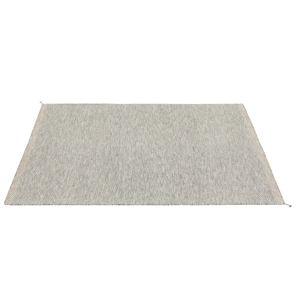 Ply rug recycled polyester 200x300 black white angle muuto hi res 150 kuva