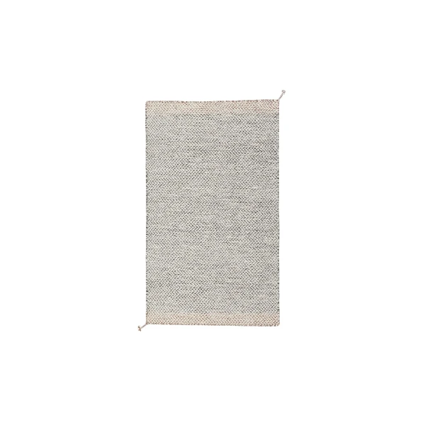 Ply rug recycled polyster 85x140 black white muuto hi res 150 kuva