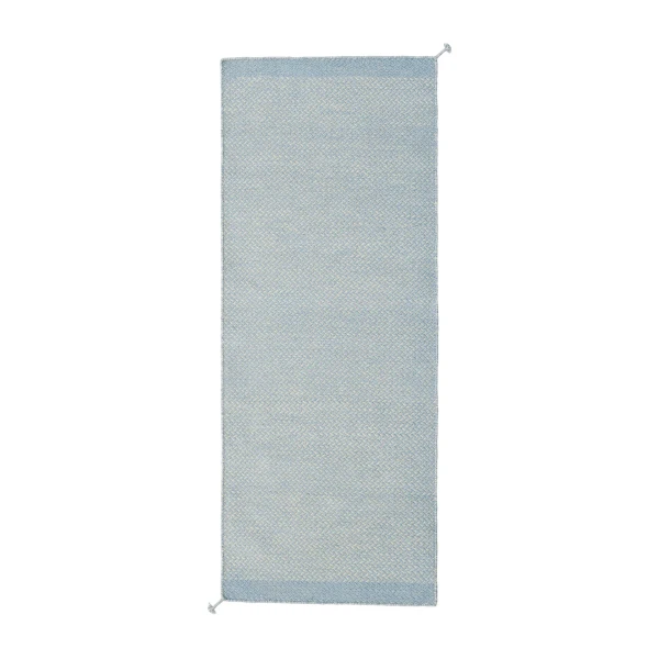 Ply rug recycled polyster 80x200 light blue muuto hi res 150 kuva