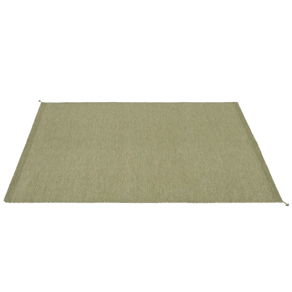 Ply rug recycled polyester 200x300 moss green angle muuto hi res 150 kuva
