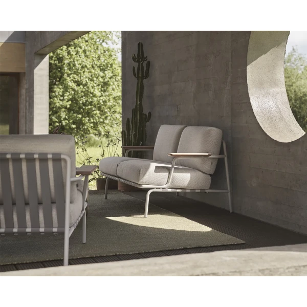 Settle sofa 2 lounge chair laze 1 grey ply rug recycled polyester moss green muuto org 150 kuva