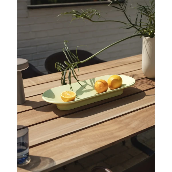 mere bowl light green 70 70 outdoor table sapele mahogany fiber outdoor armchair brown green ease taupe kink muuto org 150 image