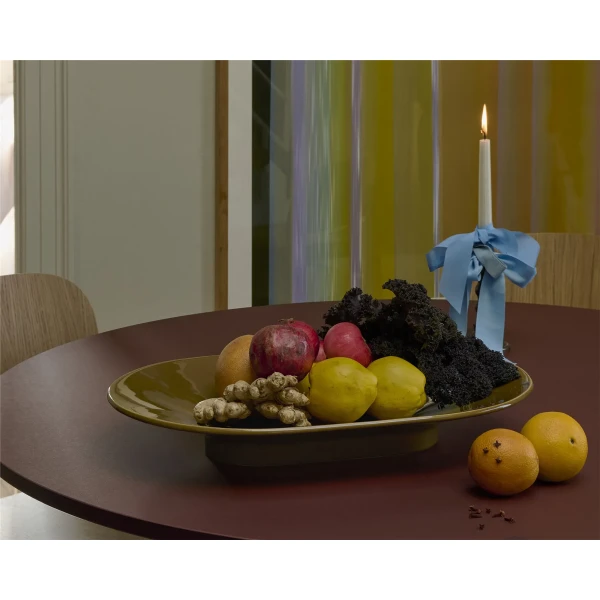 Muuto Holidays 2024 Mere Bowl Brown Green wide TIF 150 kuva