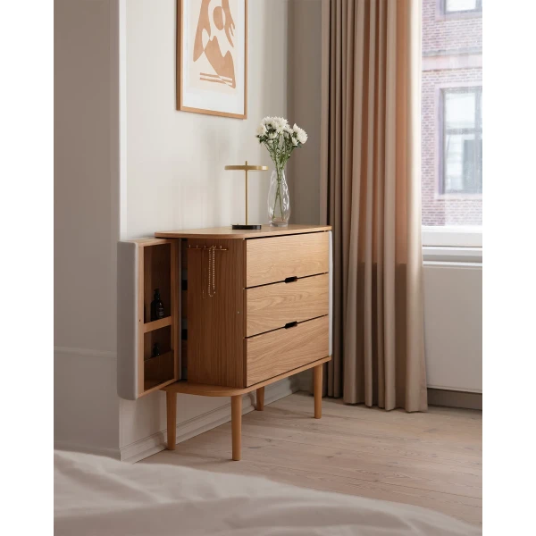 UMAGE lifestyle Treasures dresser oak white sands Asteria Move monochrome clay 7 kuva