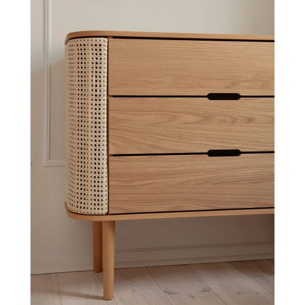 UMAGE lifestyle Treasures dresser oak venetian cane 3 kuva