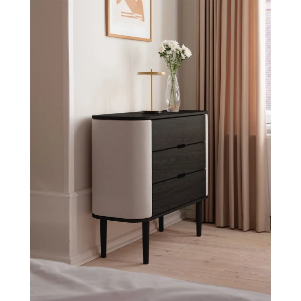 UMAGE lifestyle Treasures dresser black oak white sands 8 kuva