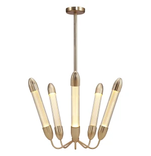 Umage LEMON SQUEEZE taklampa short, plated brass kuva