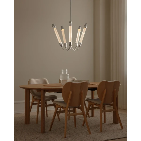 UMAGE lifestyle Lemon Squeeze ceiling lamp short penta polished steel 3 image