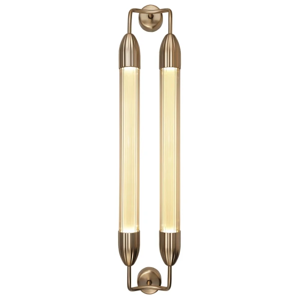 UMAGE packshot 2201 Lemon Squeeze wall lamp long double plated brass 2 kuva