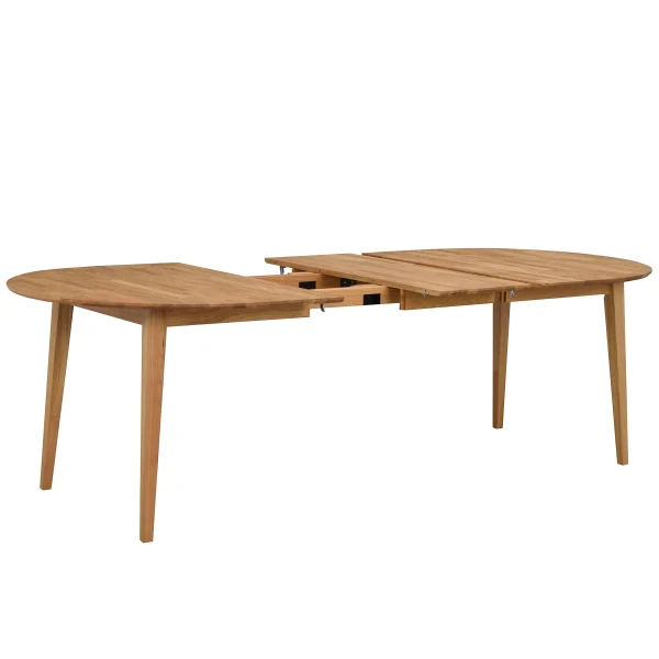 Filippa 117625 matbord ovalt m plats for xtra ilaggsskiva ek ek a R b kuva