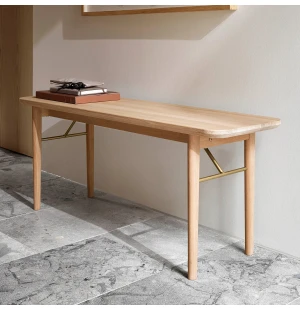 Skovby 832 penkki 120 cm, valkotammi kuva