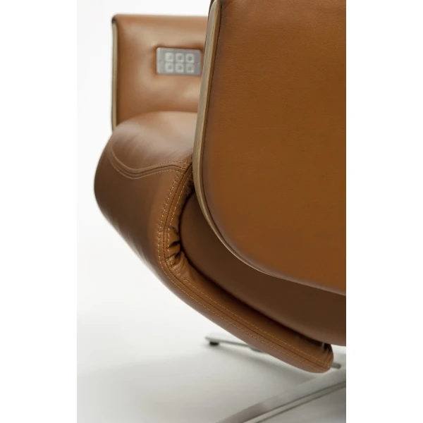 BD Mobel WASA LUX mekanismi nojatuoli nahka cognac 4 kuva