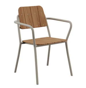 SACKit KIRRA stol, teak/taupe image