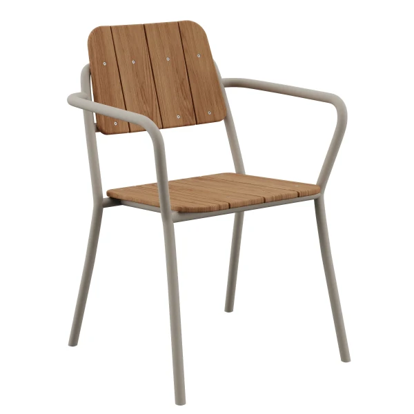 8603236 Kirra Patio Chair Taupe 01 kuva