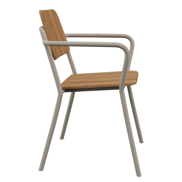 8603236 Kirra Patio Chair Taupe 03 kuva