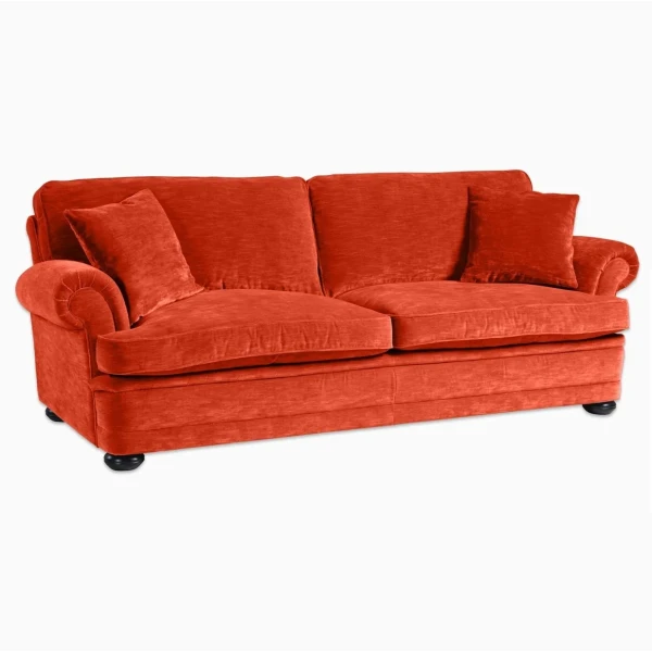 Broderna Anderssons OXFORD 3 sohva kangas prisma oranssi kuva