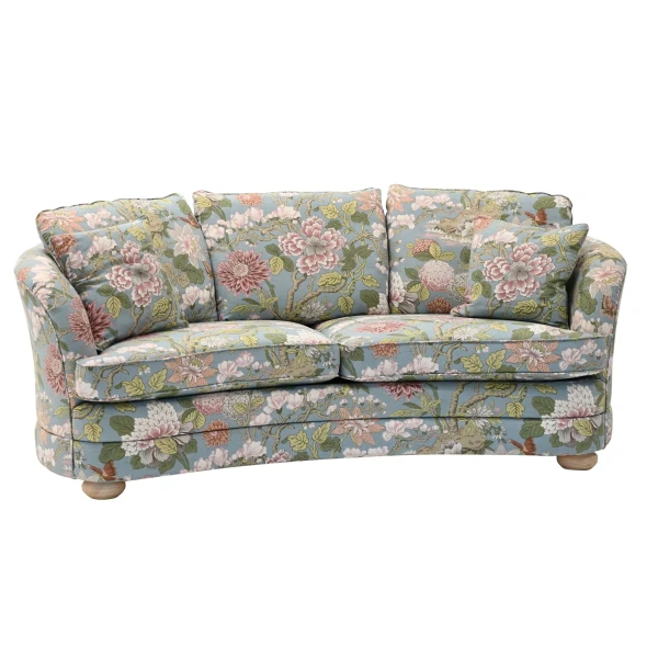 Broderna Anderssons CLAIRE 3 sohva kangas magnolia aqua kuva