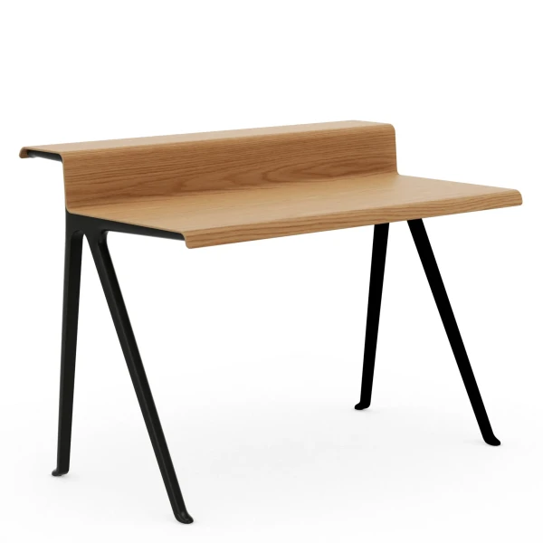 Vitra Courier Desk Oiled Oak Deep Black 212 061 Front kuva