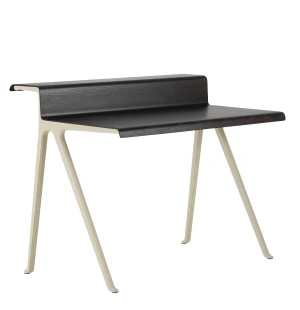 Vitra COURIER skrivbord, mörklackad ek/chalk image
