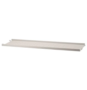 String SYSTEM metallihylly 78x20, matala, beige kuva