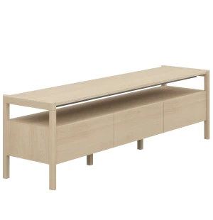 Skovby 716 tv-taso, valkoöljytty tammi kuva